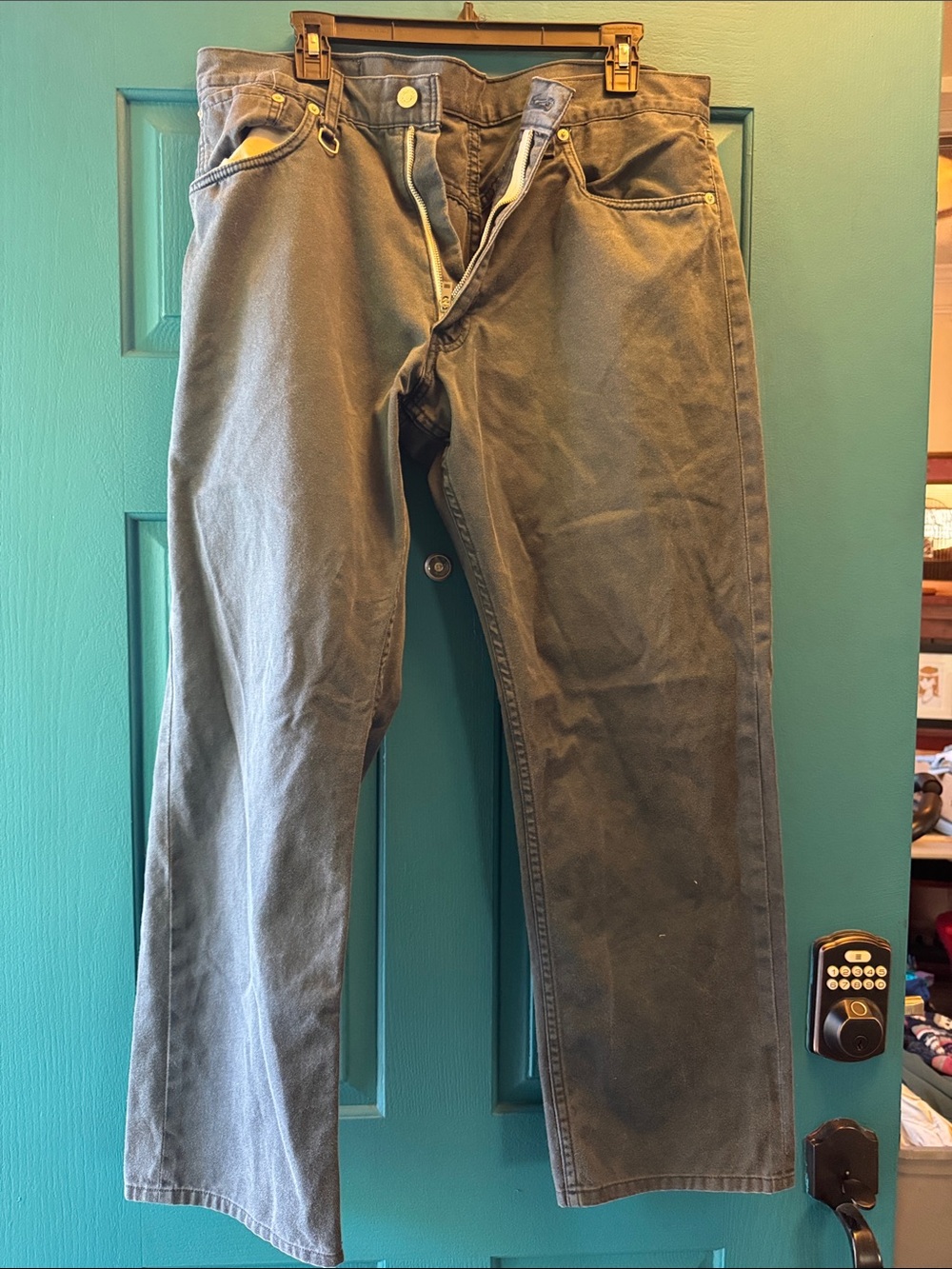 Levi's Navy Straight-Leg Jeans